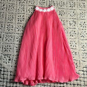 Janie and Jack Pink Pleated Dress